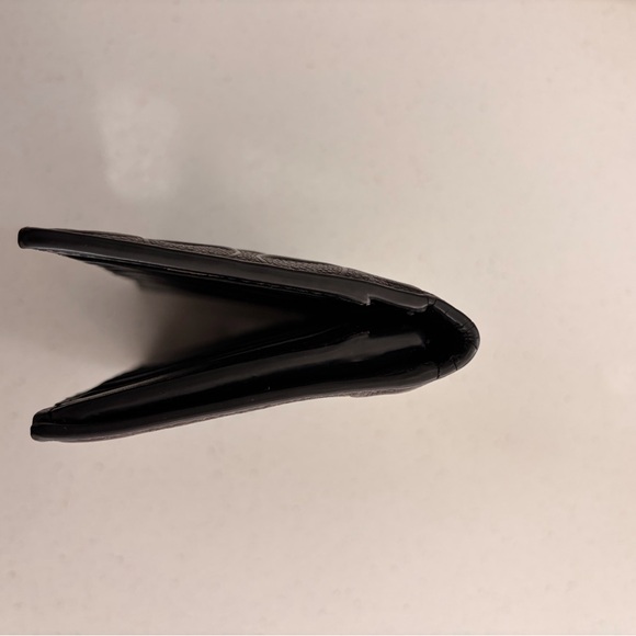 Coach Dark Brown Embossed wallet - Picture 9 of 9